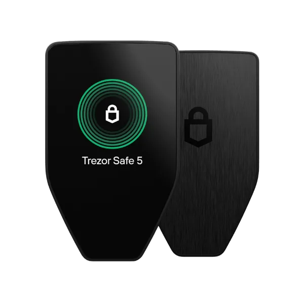 Trezor Safe 5, hårdvaruplånbok med pekskärm