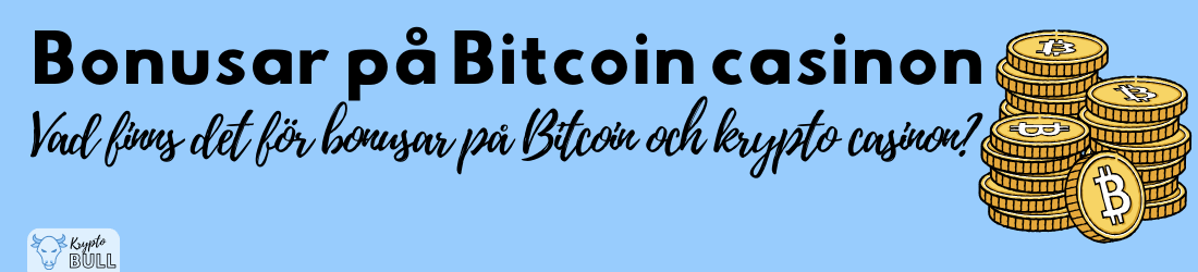 Bonusar och free spins på Bitcoin casinon